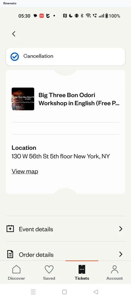 Eventbrite: Ticket