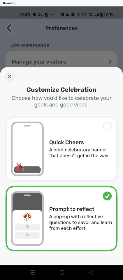 Finch: Customize Celebration sheet