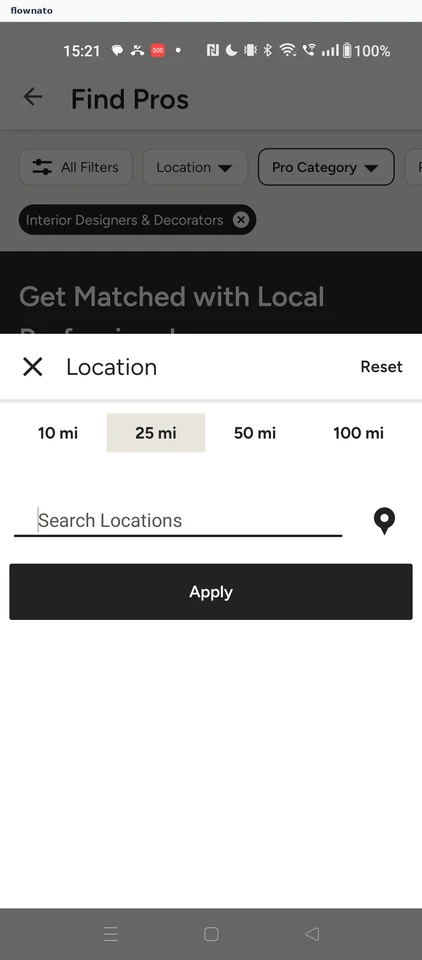Houzz: Find Pros