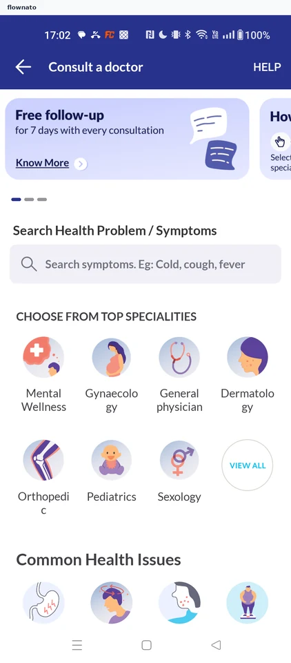 Practo Consult a doctor