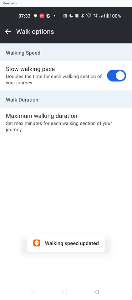 Moovit: Walk options