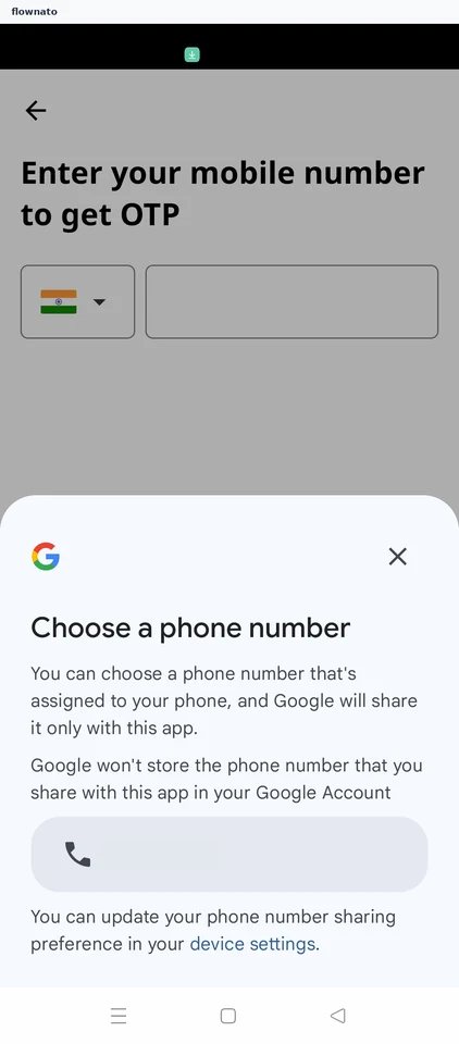 Chalo: Phone number suggestion
