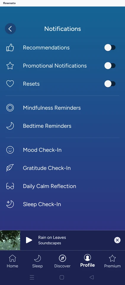 Calm: Notifications