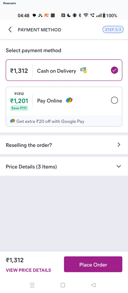 Meesho Payment method