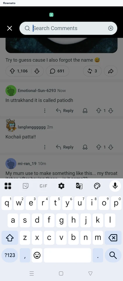 Reddit: Search comments