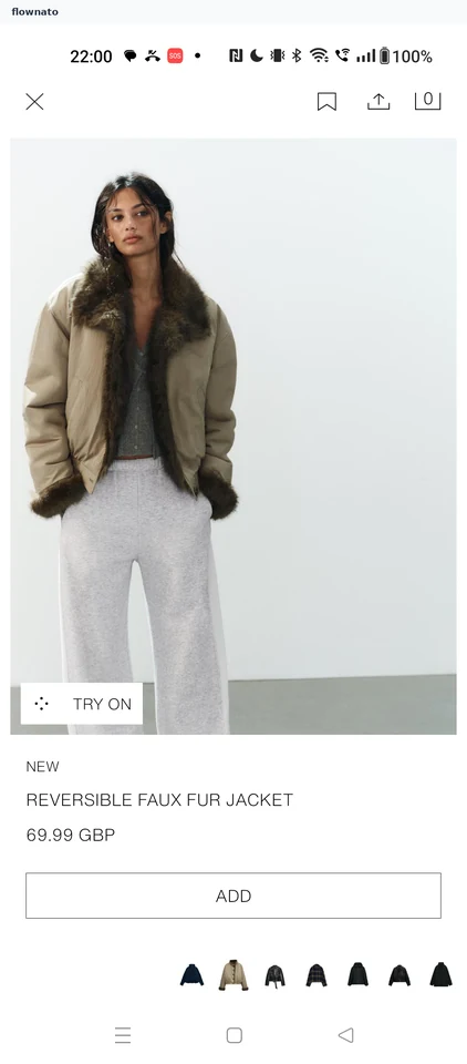 ZARA: Product detail