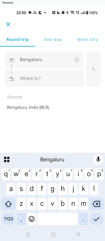 Hopper: Flight search