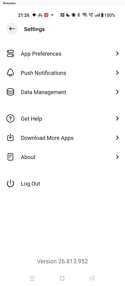 Behance: Settings