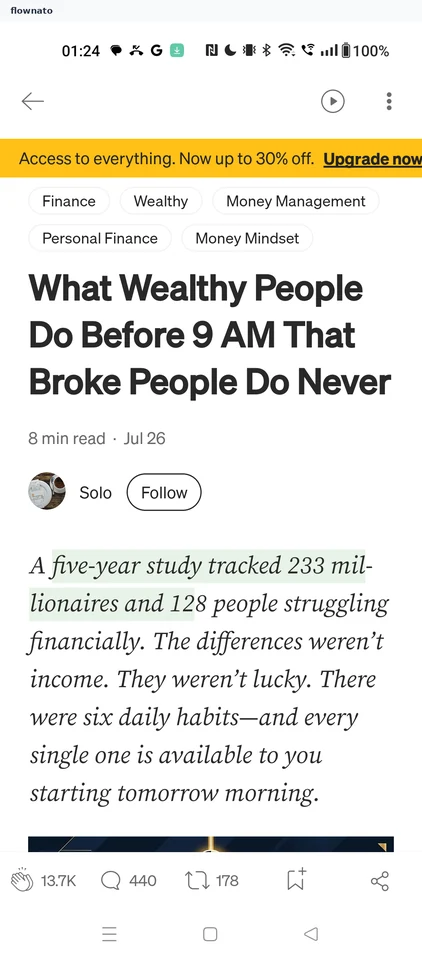 Medium: Story header