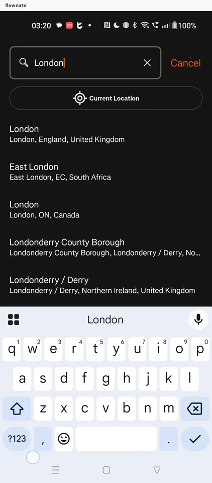 Location picker