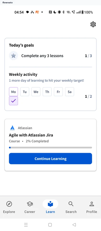 Coursera: Open the enrolled course