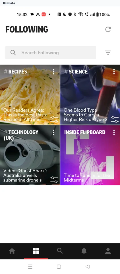 Flipboard: Following