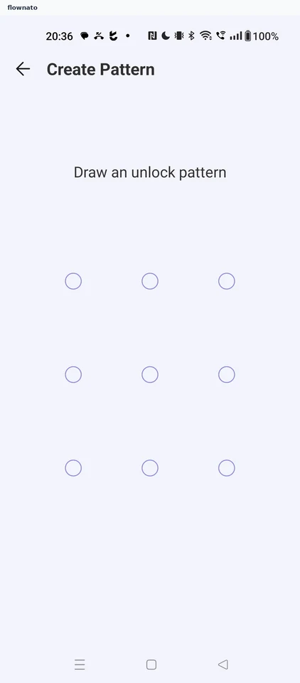 TickTick: Create unlock pattern