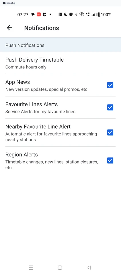 Moovit: Notifications