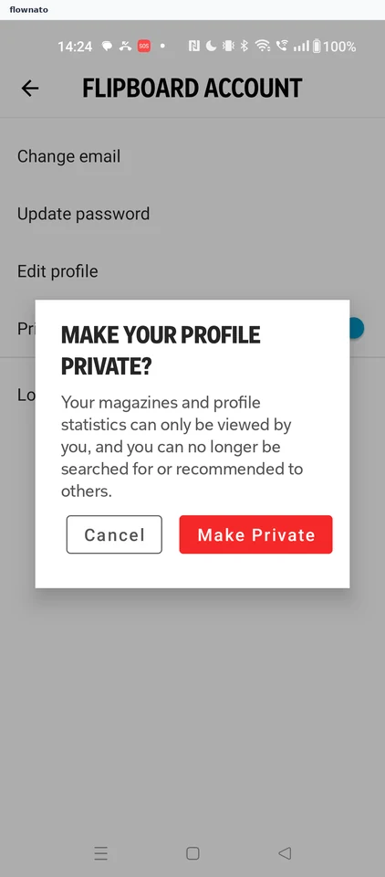 Flipboard: Flipboard account
