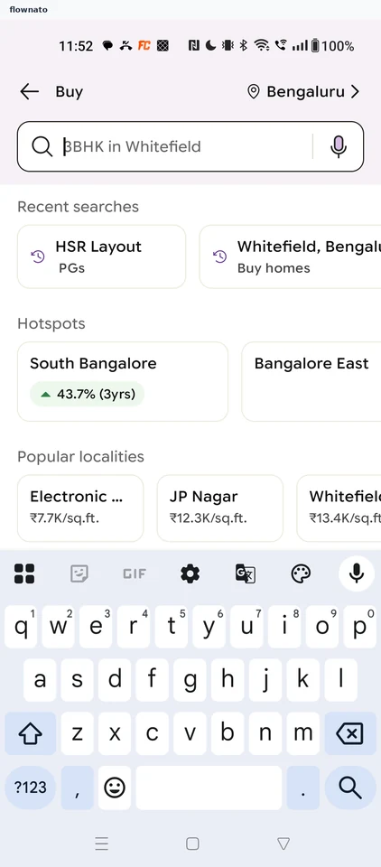 Housing: Choose a locality