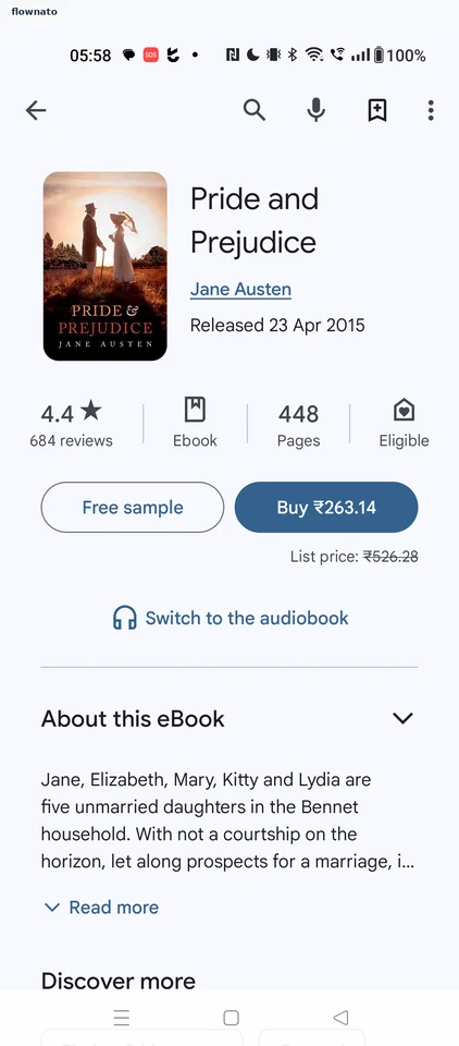Google Play Books: Book detail