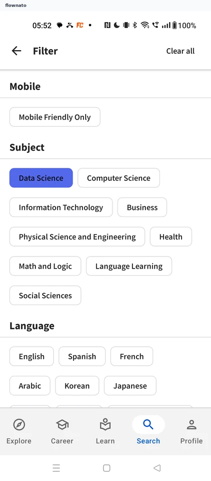 Coursera: Data Science selected