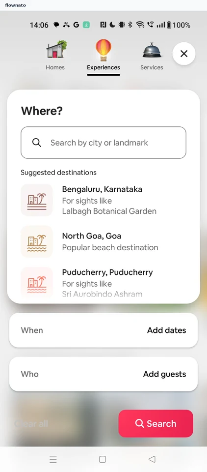 Airbnb: Choose a city
