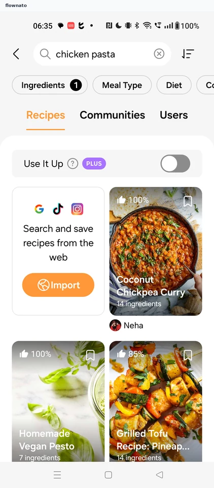 Samsung Food: Search results