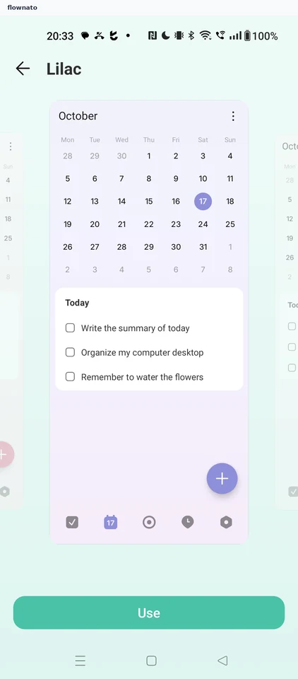 TickTick: Theme preview
