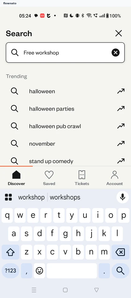 Eventbrite: Search