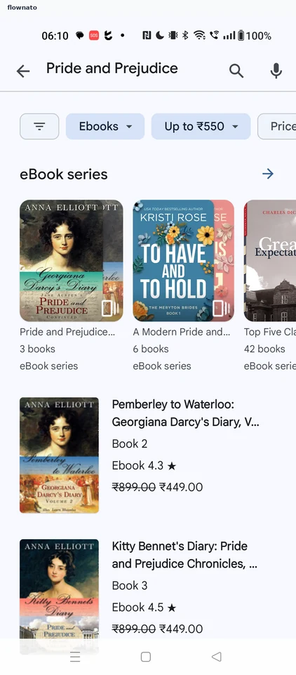 Google Play Books: Search results