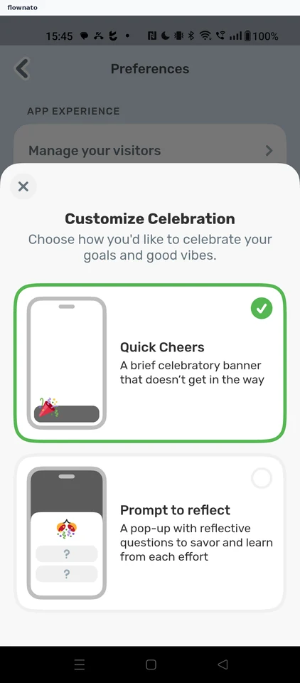 Finch: Customize Celebration sheet