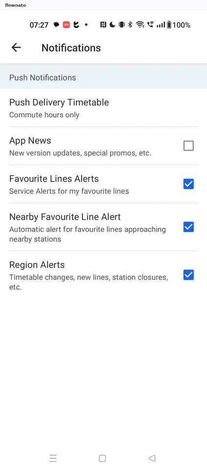 Moovit: Notifications
