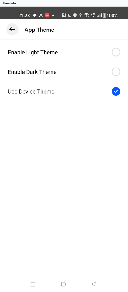 Behance: App Theme