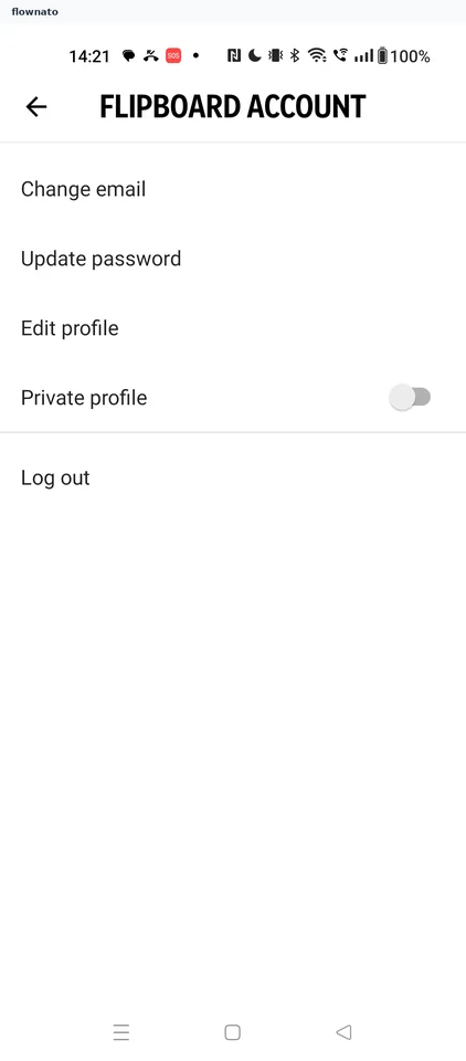 Flipboard: Flipboard account