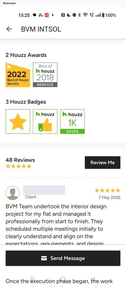 Houzz: Pro profile