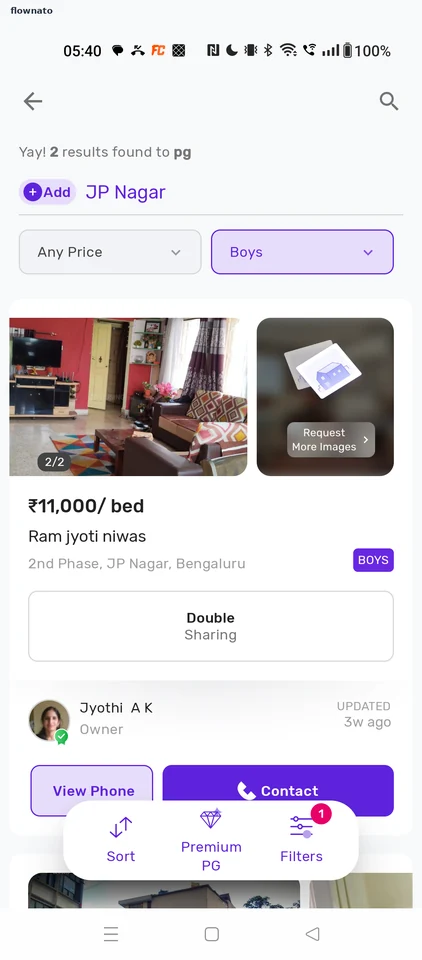 Housing: Results with one filter