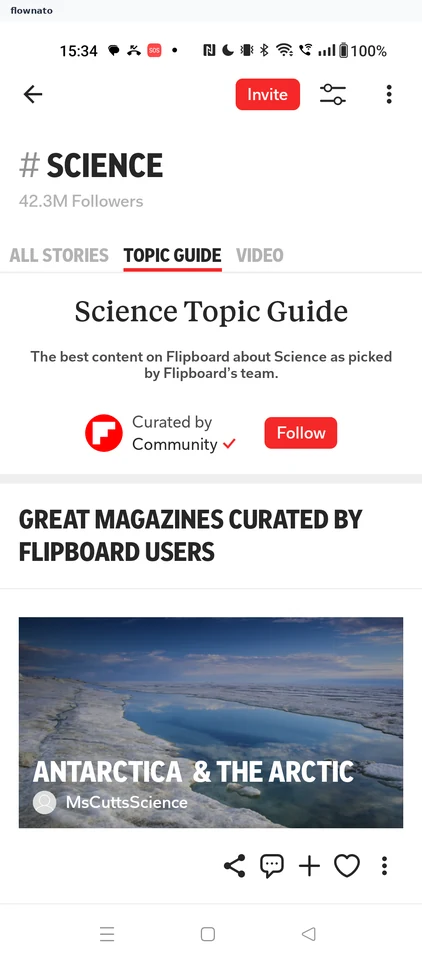 Flipboard: Topic