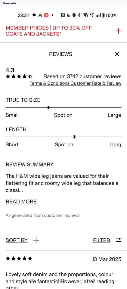 H&M: Reviews