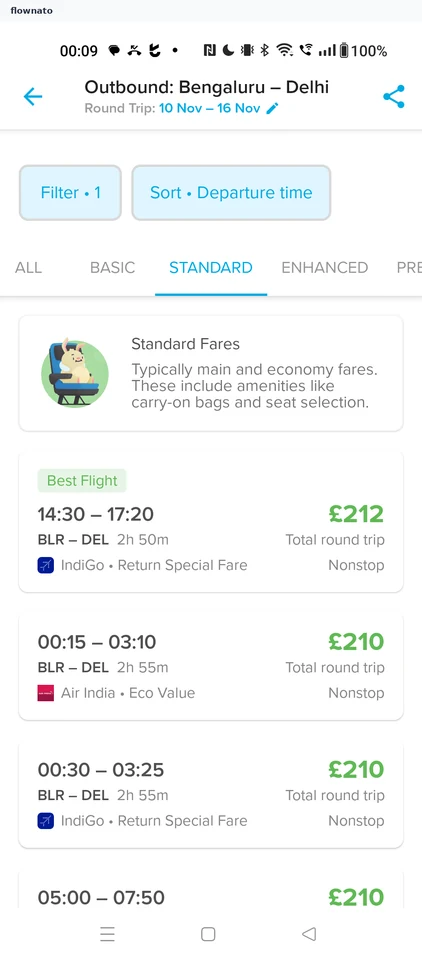 Hopper: Outbound flights
