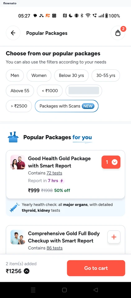 Tata 1mg: Popular packages
