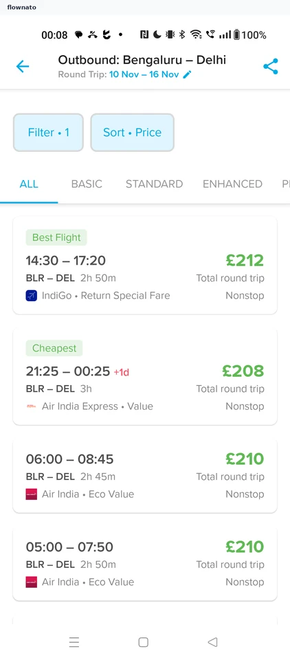 Hopper: Outbound flights