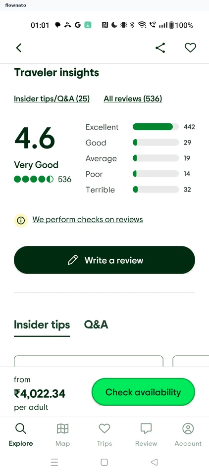 Tripadvisor: Tour detail