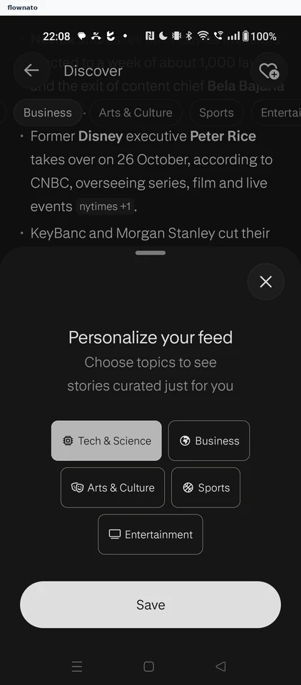 Perplexity: Personalize your feed