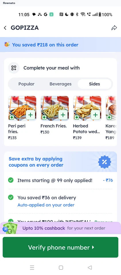 Zomato: Cart