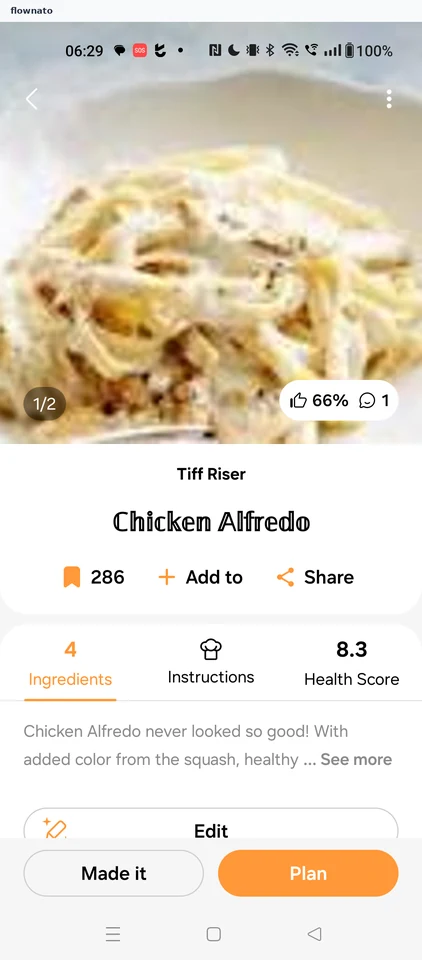 Samsung Food: Recipe detail