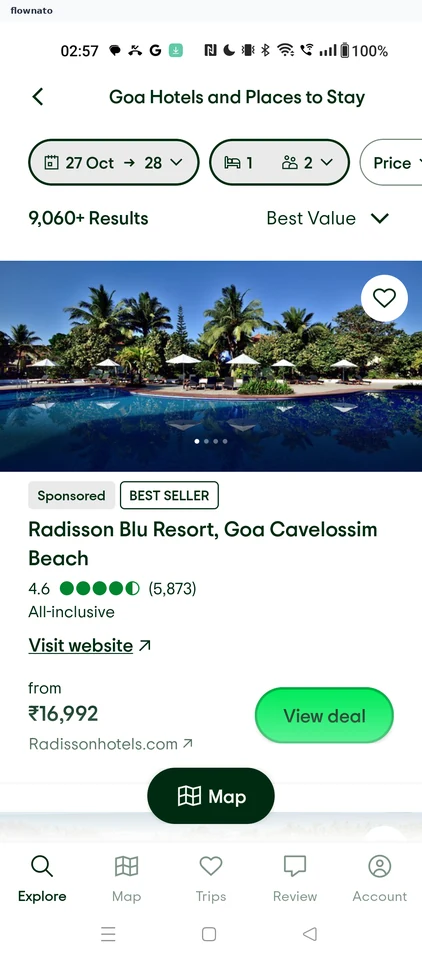 Tripadvisor: See Goa hotel results