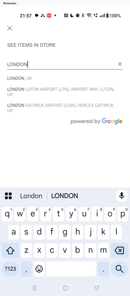 ZARA: See items in store - store finder