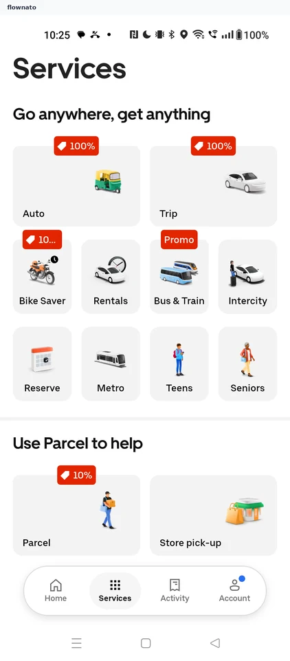 Uber: Services