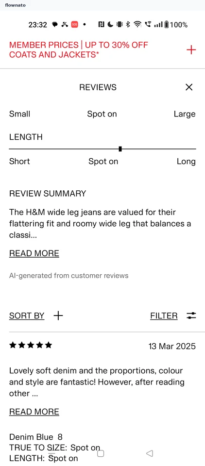 H&M: Reviews