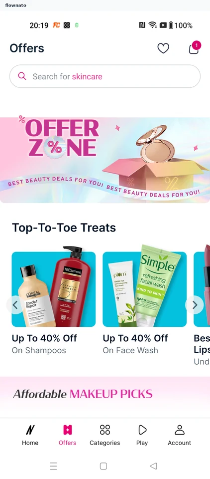 Nykaa: Open the deals destination