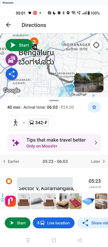 Moovit: Route itinerary