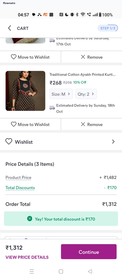 Price details