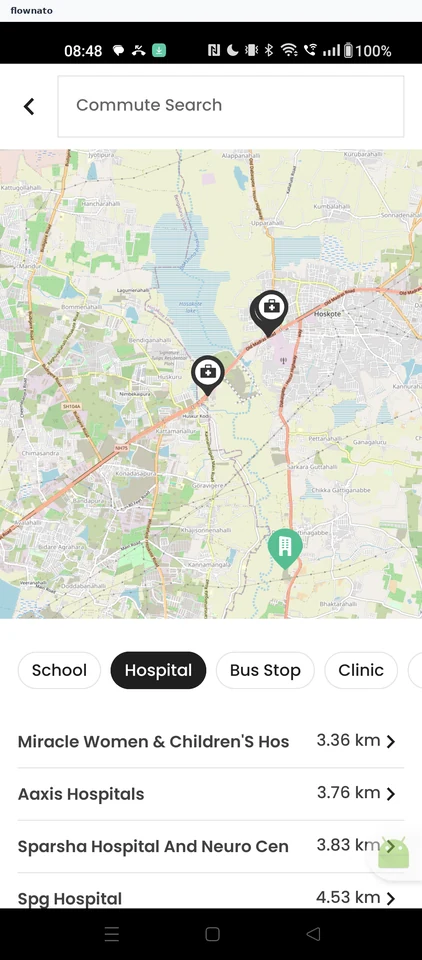 Squareyards: Nearby hospitals